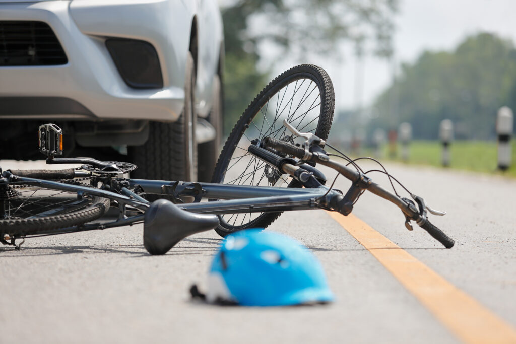 Common causes of bicycle accidents. 